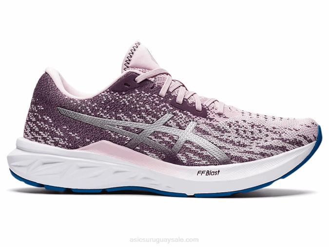 Asics dinablasto 2 zapatillas rosa plata para correr - Image 1