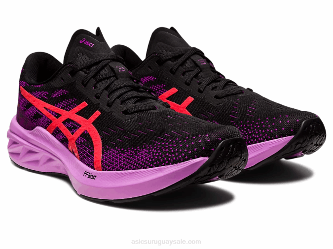 Asics Dinablasto 3 Zapatillas Alerta Negra Roja para Correr - Image 2