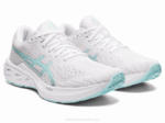Asics Dinablasto Zapatillas Blanco Azul Claro Rendimiento Deportivo - Image 2
