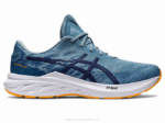Asics dinablasto zapatillas ligeras océano profundo