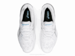 Asics élite del cielo zapatillas blancas y plateadas - Image 6