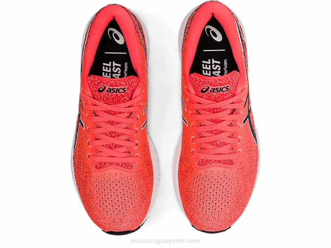 Asics entrenador gel ds 26 coral y negro brillante - Image 6