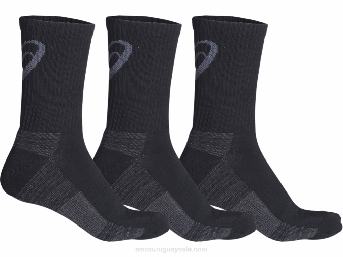 Asics equipo de entrenamiento paquete de 3 color negro - Image 1