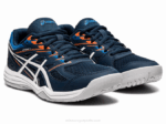 Asics escuela grado 4 zapatillas azul francés y blanco - Image 2