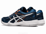 Asics escuela grado 4 zapatillas azul francés y blanco - Image 3
