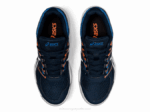 Asics escuela grado 4 zapatillas azul francés y blanco - Image 6