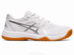Asics escuela grado 5 zapatillas blancas plata deportivas