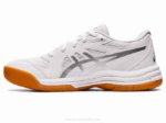 Asics escuela grado 5 zapatillas blancas plata deportivas - Image 4
