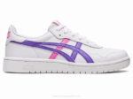 Asics Escuela Primaria Blanco Amatista Zapatillas Deportivas