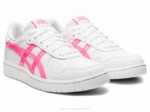 Asics escuela primaria blanco rosa fuerte estilo deportivo - Image 2
