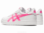 Asics escuela primaria blanco rosa fuerte estilo deportivo - Image 3