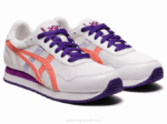 Asics escuela primaria corredor tigre blanco guayaba zapatillas deportivas - Image 2