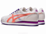 Asics escuela primaria corredor tigre blanco guayaba zapatillas deportivas - Image 3