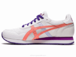 Asics escuela primaria corredor tigre blanco guayaba zapatillas deportivas - Image 4