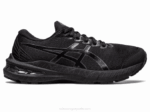 Asics escuela primaria gt2000 negro zapatillas deportivas cómodas