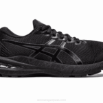 Asics escuela primaria gt2000 negro zapatillas deportivas cómodas