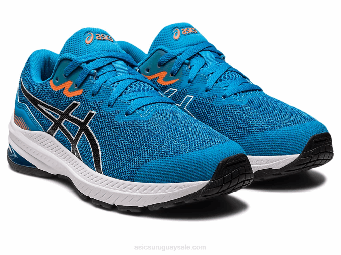 Asics escuela primaria gt-1000 azul y negro estilo y confort - Image 2