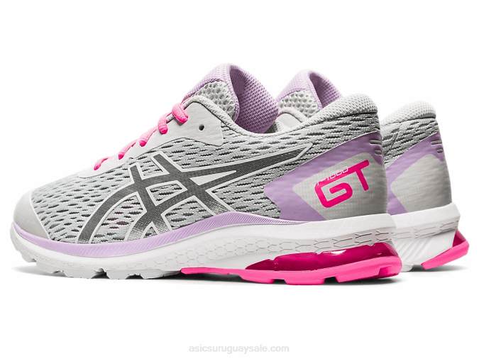 Asics escuela primaria GT-1000 gris glaciar plata pura estilo y comodidad - Image 3
