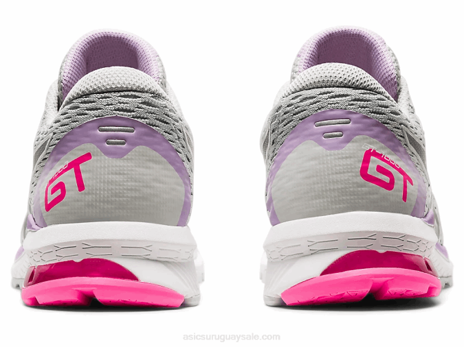 Asics escuela primaria GT-1000 gris glaciar plata pura estilo y comodidad - Image 4
