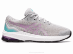 Asics escuela primaria GT-1000 gris piedmont y brillo lavanda