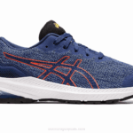Asics escuela primaria gt-1000 océano azul profundo para niños