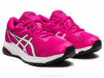 Asics escuela primaria gt-1000 rosa rave y blanco - Image 2