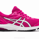 Asics escuela primaria gt-1000 rosa rave y blanco