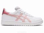 Asics escuela primaria melocotón blanco jengibre zapatillas deportivas