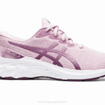 Asics escuela primaria novablast 2 rosa plata brillante