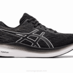 Asics evoride 2 ancho negro y blanco para rendimiento