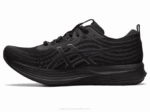 Asics evoride velocidad amplia portador negro gris para correr - Image 4