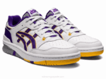 Asics ex89 Zapatillas Blanco Morado Estilo Noble y Confort - Image 2