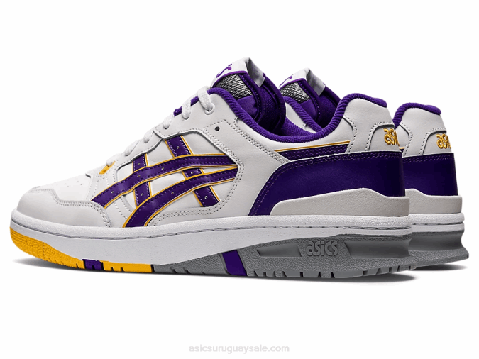 Asics ex89 Zapatillas Blanco Morado Estilo Noble y Confort - Image 3