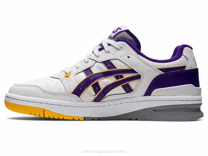 Asics ex89 Zapatillas Blanco Morado Estilo Noble y Confort - Image 4