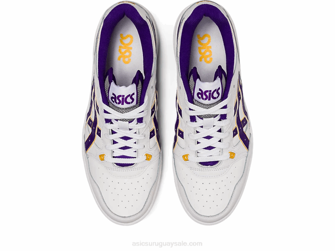 Asics ex89 Zapatillas Blanco Morado Estilo Noble y Confort - Image 6