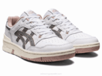 Asics ex89 zapatillas deportivas blancas y grises arcilla - Image 2