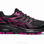Asics explorador de senderos 2 negro rojo fucsia aventura y comodidad