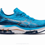 Asics explosión de gel kinsei azul isla melocotón energía y confort