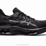 Asics explosión de gel kinsei negro comodidad y estilo