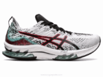 Asics explosión de gel kinsei zapatillas blancas y negras