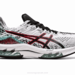 Asics explosión de gel kinsei zapatillas blancas y negras
