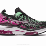 Asics explosión de gel negro rosa delirio deportivo