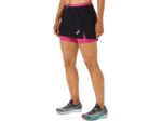 Asics falda pantalón fujitrail mujer negra roja fucsia rendimiento activa - Image 3