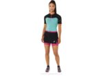 Asics falda pantalón fujitrail mujer negra roja fucsia rendimiento activa - Image 4