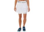 Asics falda pantalón mujer blanco brillante estilo fuerte