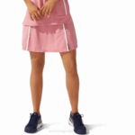Asics falda pantalón mujer rosa ahumado marte profundo estilo moderno