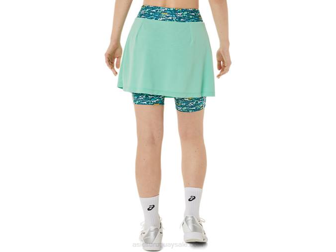 Asics falda pantalón nueva fuerte 92 mujer espuma de mar tenis Japón - Image 2