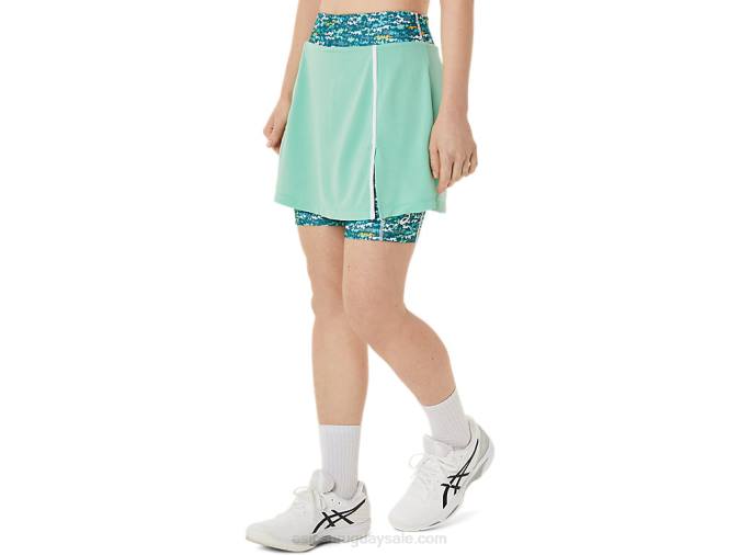 Asics falda pantalón nueva fuerte 92 mujer espuma de mar tenis Japón - Image 3