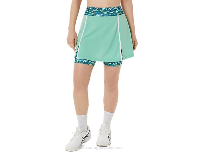 Asics falda pantalón nueva fuerte 92 mujer espuma de mar tenis Japón - Image 1