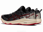 Asics Fuji Lite 2 Zapatillas Negro Rojo Eléctrico Rápidas y Ligeras - Image 3
